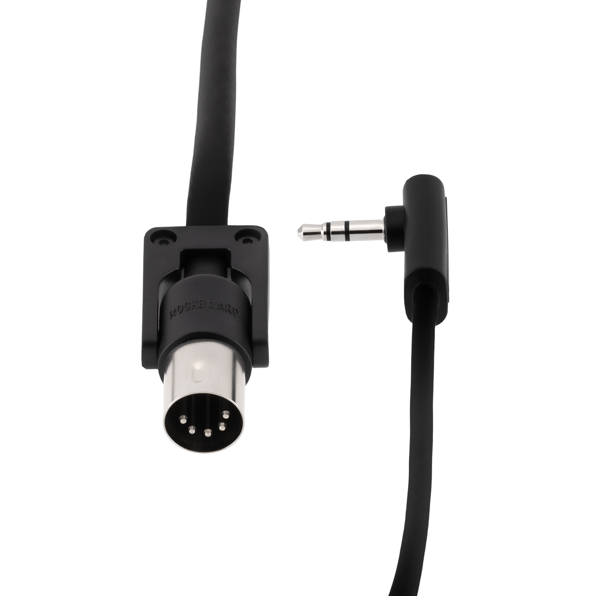 Flat Mini-TRS to FlaX Midi Type A 150 cm / 59 1/16", Black 